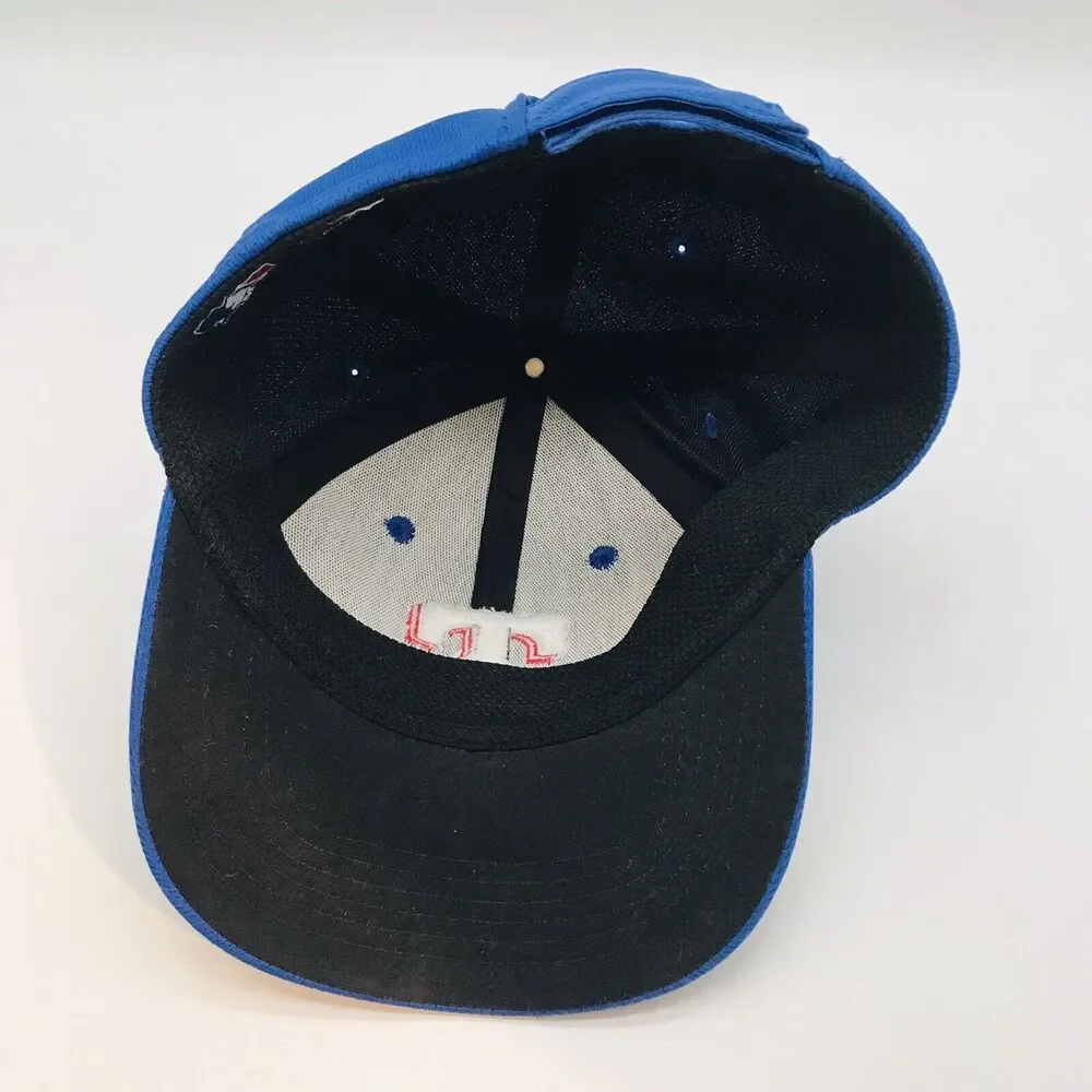 Texas Rangers Official MLB Youth Ball Cap OC Sports Blue Logo Mesh Strapback Hat